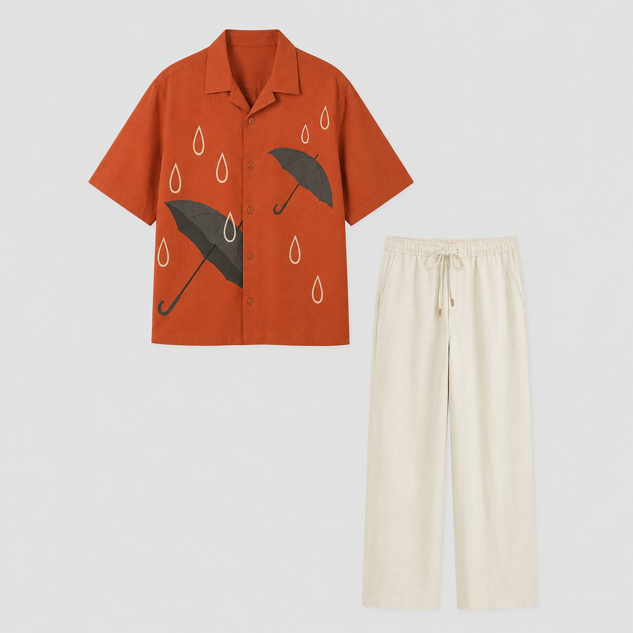 Red Fashion royal men shirt